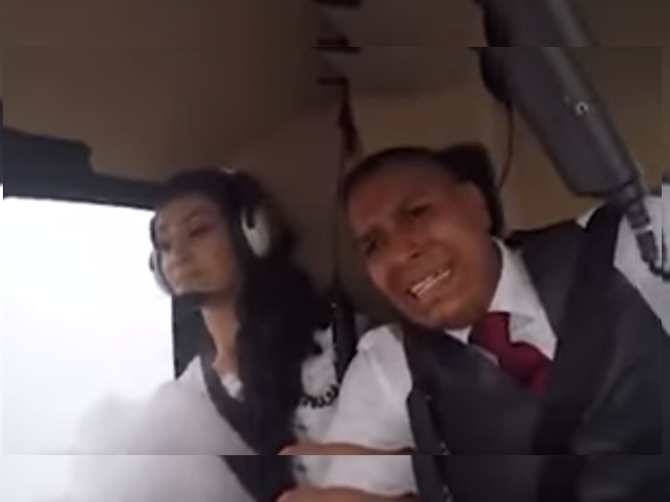 A supposed to be happy and memorable wedding in Brazil has become a tragic accident when the helicopter which suppose to bring the newlyweds to the buffet of their wedding reception crashed and claimed their lives. Everything was recorded on a video taken by one of the passengers on board the helicopter.  An unpublished video found by the brother of the bride four days after the helicopter crash in São Lourenço da Serra, in Greater São Paulo , shows the interior of the helicopter that took the bride Rosemeire Nascimento da Silva to his wedding. The four passengers died in an accident that shocked the country in December 2016. The video, which shows the flight from the beginning to the fall, is already being used in the investigation of the Civil Police and Aeronautics. For the lawyer who represents the relatives of the dead, the images point to the pilot's "errors". The company that owns the helicopter said that it will not manifest itself. Below in this report, read what the lawyers say.  The G1 showed the images to an independent expert. According to Aeronautics Reserve Colonel Luís Lupoli, the images show possible mistakes made by pilot Peterson Pinheiro in the final moments of the flight ( read more about the analysis of the specialist below ).  Besides the bride and the commander, Rosemeire's brother, Silvano Nascimento da Silva, and photographer Nayla Cristina Neves Lousada, who was six months pregnant, were also on board. The camera was taken by the photographer and was found four days later by a brother of the bride, who was looking for personal belongings of the family that would have been lost at the scene of the tragedy. The equipment was delivered to the authorities days later.  The video shows the moment of takeoff, which took place in the hangar of the company that owns the helicopter, in Osasco, in São Paulo, with sun and open time. It was 4:00 pm on December 4, 2016, and Rosemeire would surprise the fiancé, Udirley Damasceno, by flying to the buffet where the wedding would be held.  After 21 minutes of flight, the weather has gone bad and there was zero visibility due to a lot of fog.       Through the video, you can see that in the next four minutes and 45 seconds, the pilot struggles to find the place where the wedding would be held, and also to keep the plane stabilized.The family-rented Recanto Beija-Flor party buffet.  The images will help the Civil Police and the Aeronautics to point out factors that have influenced the tragedy. The Center for Research and Prevention of Aeronautical Accidents (CENIPA) reported that "the video that shows the moment of the accident is already being analyzed by the Institute of Research and Testing in Flight (IPEV)."  The objective of CENIPA analysis is to prevent new accidents like this from recurring, by proposing recommendations to aeronautical authorities, companies, operators, pilots and aircraft manufacturers to improve flight control.  The Civil Police of São Lourenço da Serra also has an ongoing investigation to determine the causes of the fall and is awaiting a technical investigation, which is being carried out by the Institute of Criminalistics of the State of São Paulo, to complete the investigations. The images may offer elements that indicate the eventual responsibility of the companies involved. Source: G1 Globo Read More:     ©2017 THOUGHTSKOTO www.jbsolis.com SEARCH JBSOLIS, TYPE KEYWORDS and TITLE OF ARTICLE at the box below