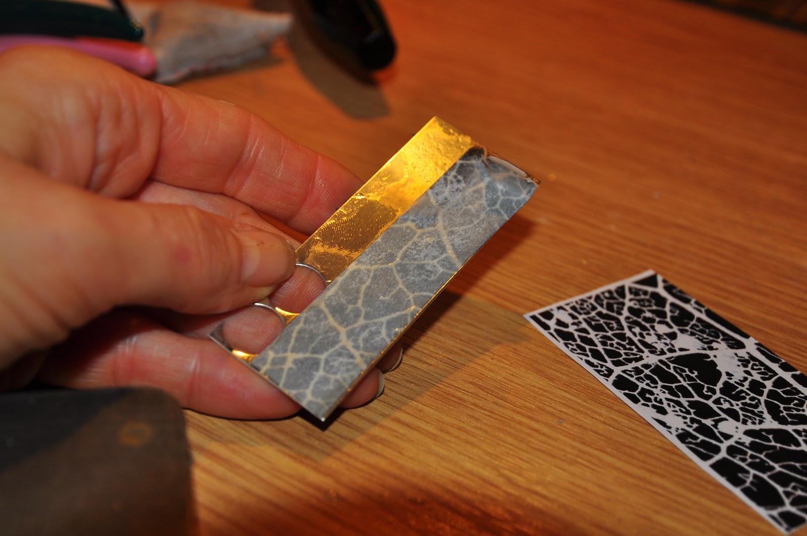 Pickle and flux Etching sterling silver tutorial