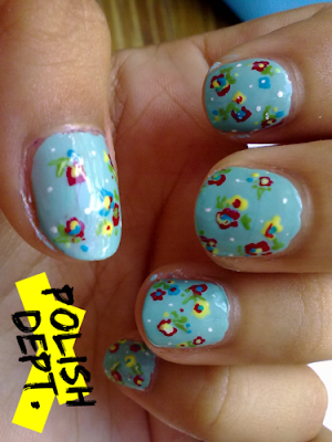 Nail Art: Light Blue Nail Designs To Girls