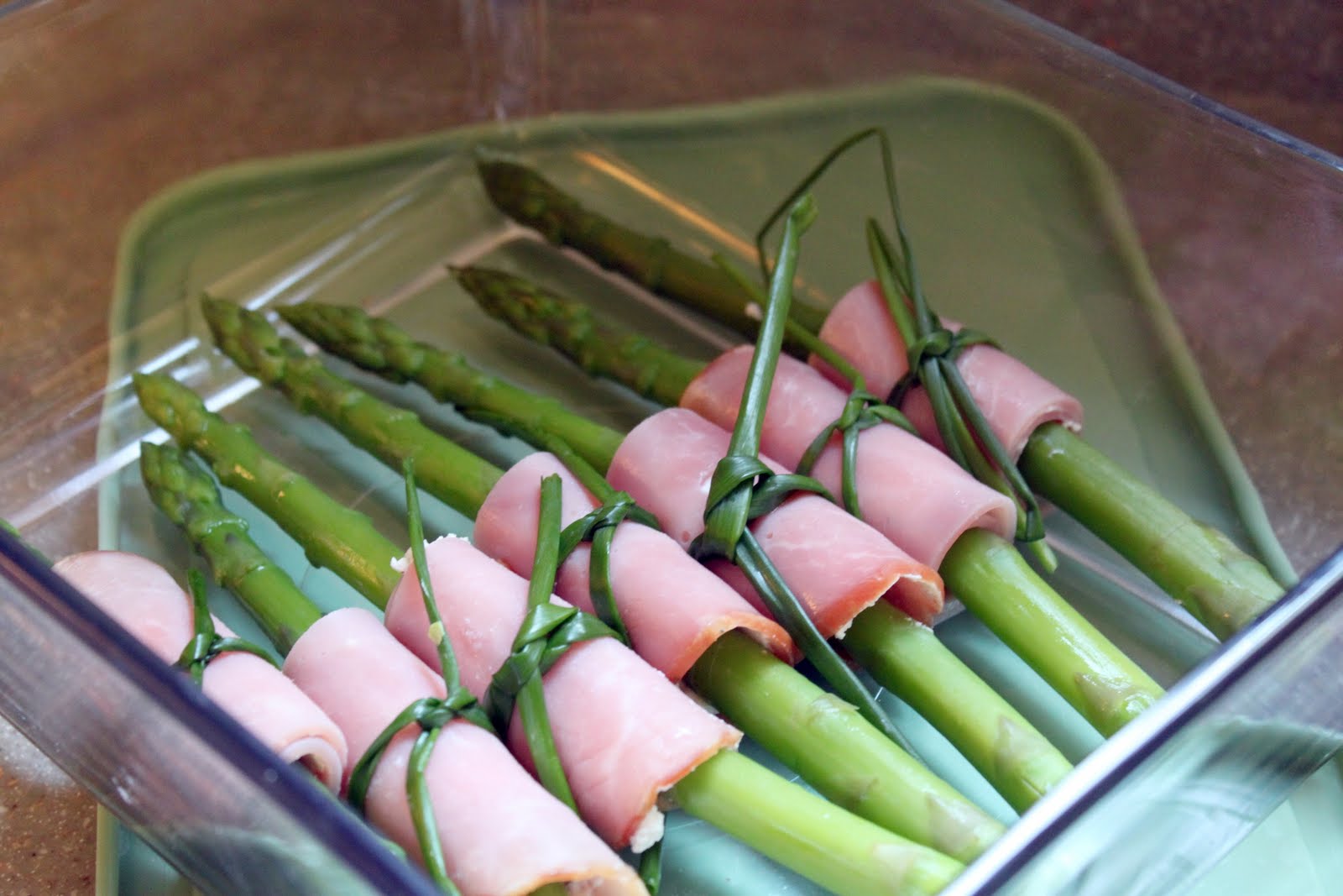 Goat Cheese and Ham Wrapped Asparagus The Cottage Mama