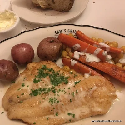Petrale sole at Sam's Grill & Seafood Restaurant in San Francisco, California