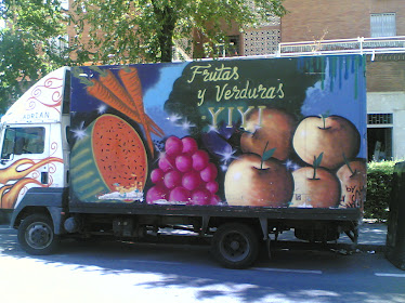 graffiti camion