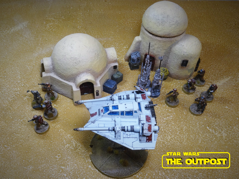 The Legion Outpost T47 Airspeeder painted