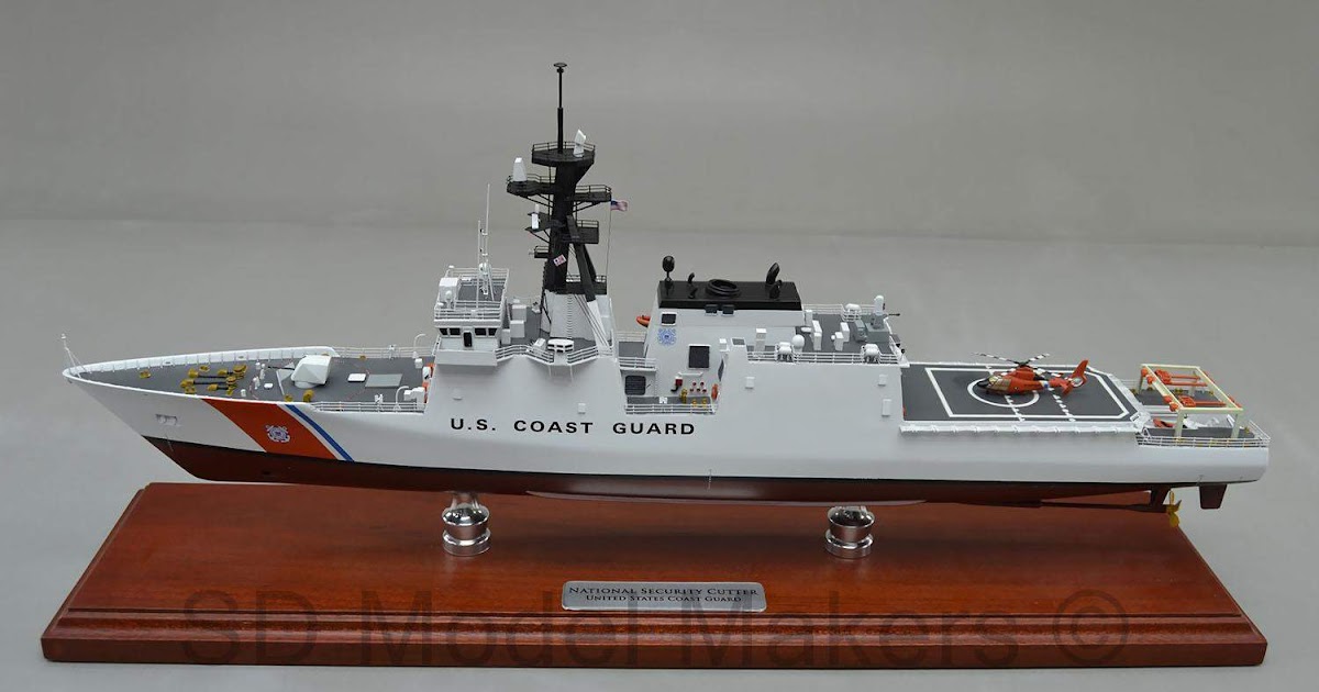 SD Model Makers 17” Replica Model of US Coast Guard National Security