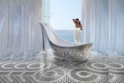 Decoracion de Interiores y Casa: Bañeras con diseños contemporaneos
