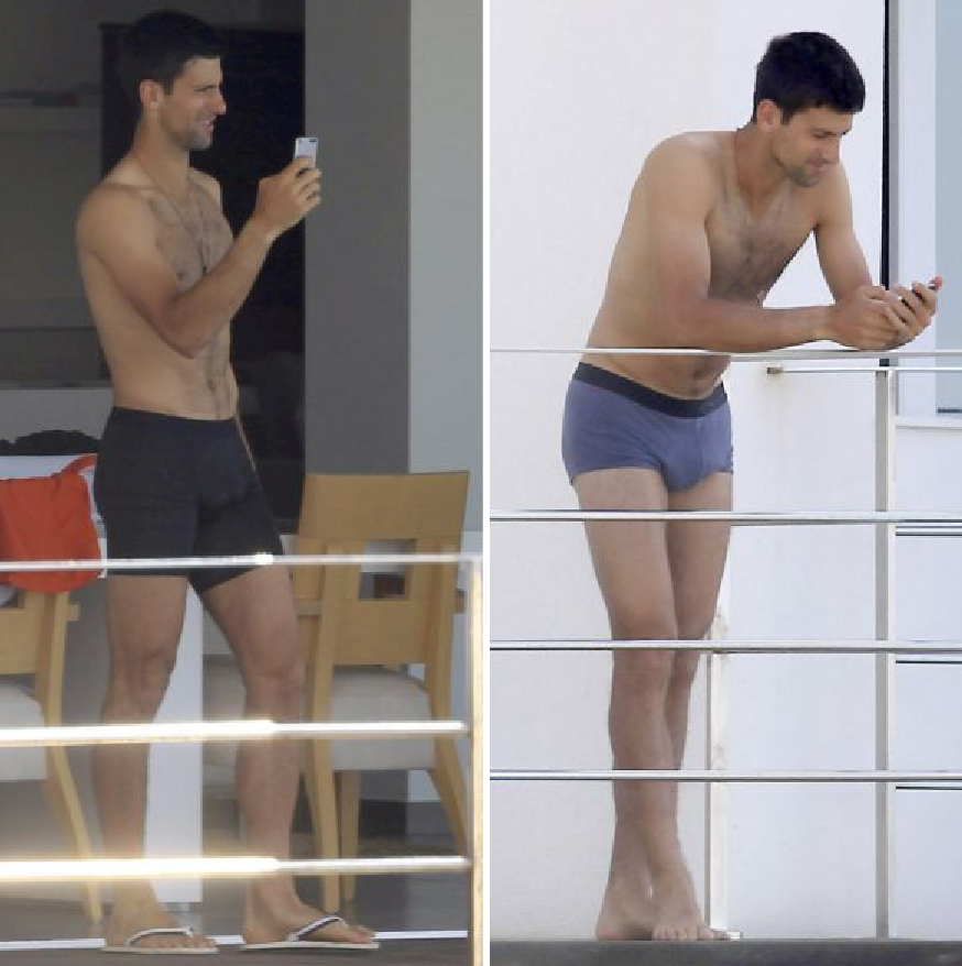 Novak Djokovic Provocative bulge 