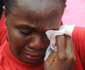 a woman weeping because of unbroken curse