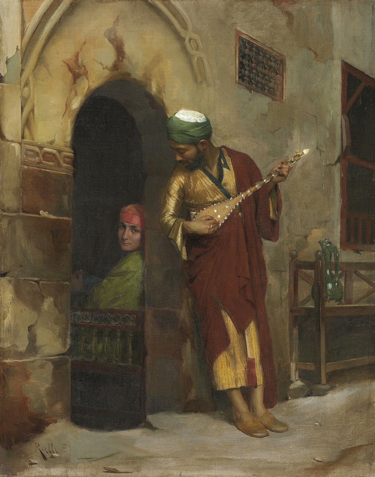 LA FOIRE AUX CROUTES: Théodore Jacques Ralli - Scènes orientales 5