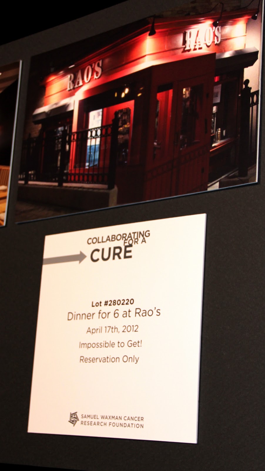 19TH ANNUAL COLLABORATING FOR A CURE DINNER AND AUCTION