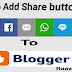 How to Add Social media share buttons to every blogger post