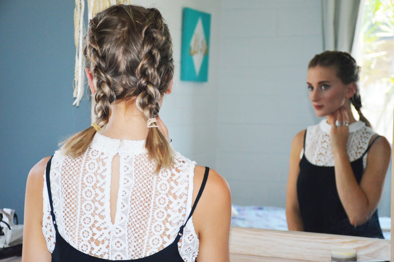 3 Braided Hairstyles For A Lob Or Mid Length Hair The Daily Luxe