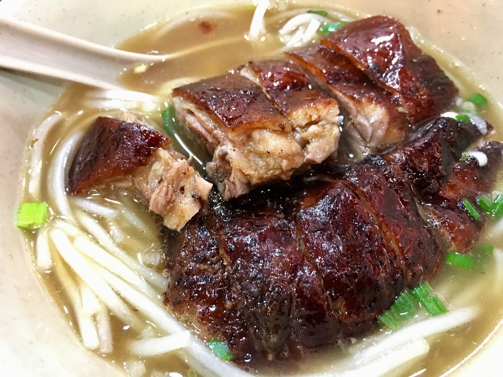 Yat Lok's Roast Goose Noodles Soup