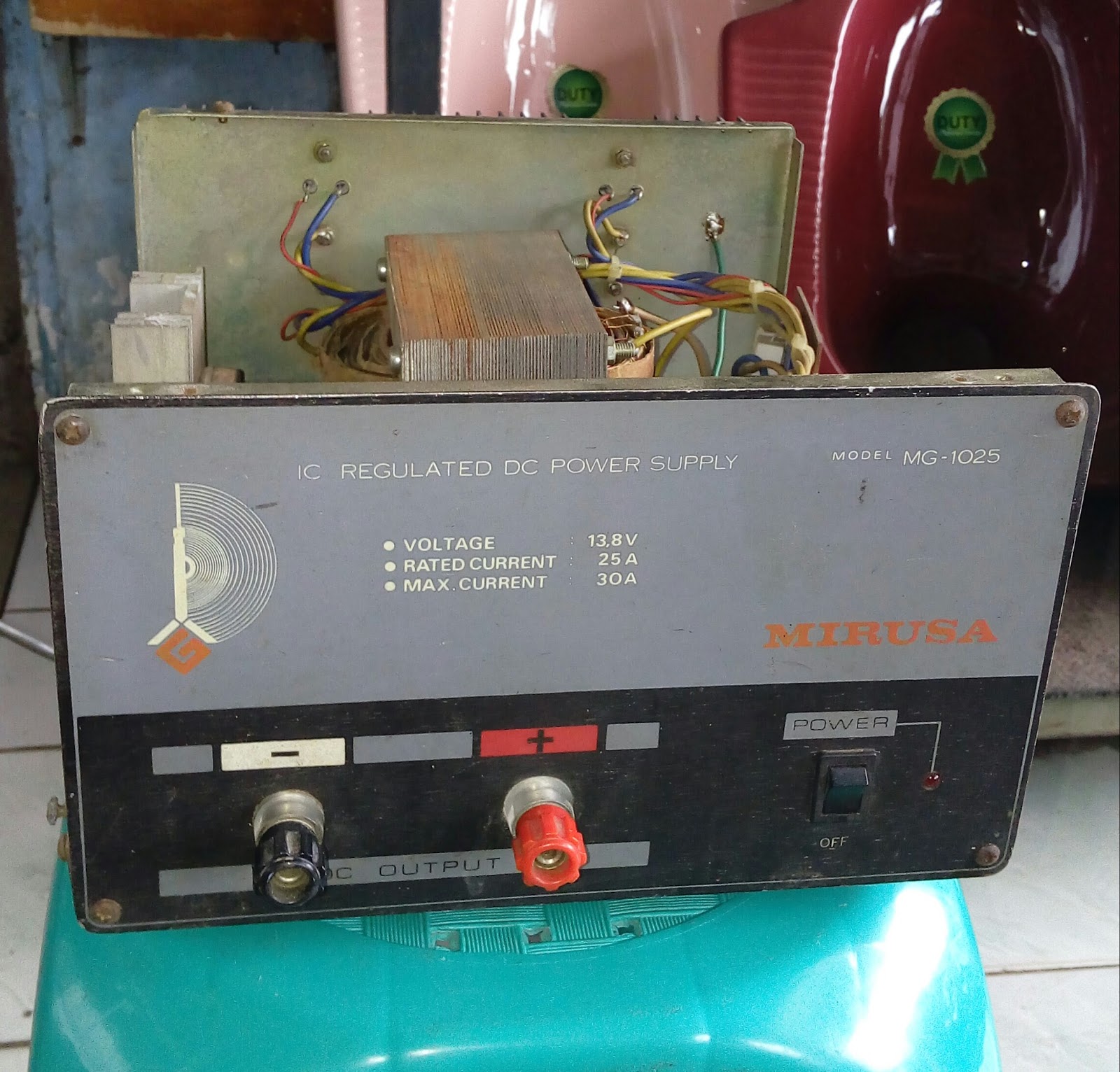 Jual Power Supply 30A MIRUSA Model MG 1025 Bursa Barang Bekas