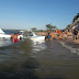 (08-09-2017)Avião faz pouso de emergência na praia de Pajuçara, em Santarém, no Pará
