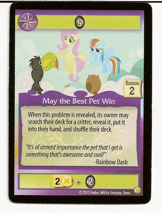 Equestria Daily MLP Stuff! All Cards from the MLP CCG Test Event at