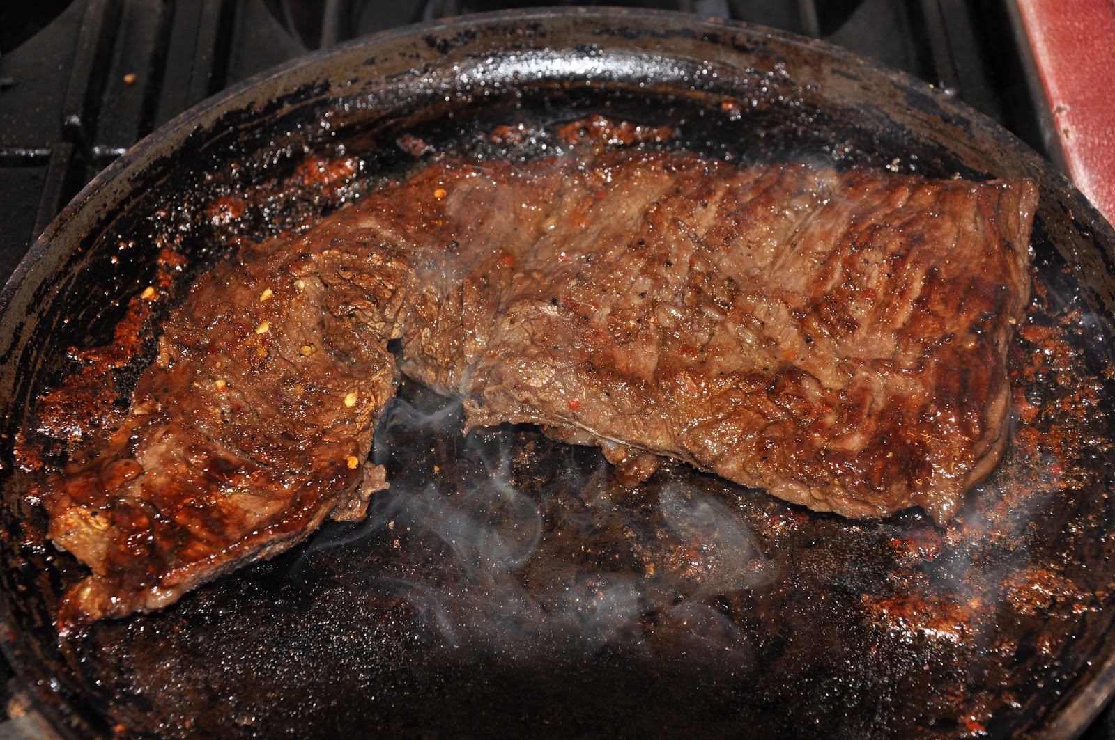 RedheadWhite&Food SoyBalsamic, Brown Sugar Marinated Flank Steak