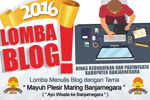 Lomba Blog 2016, Mayuh Plesir Maring Banjarnegara