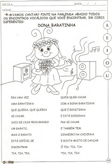 vogais Atividades com vogais