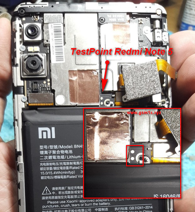 Xiaomi Redmi Note 8 Pro Testpoint