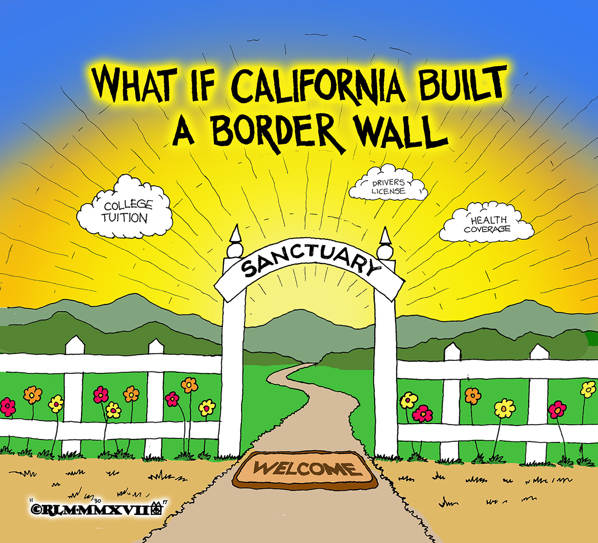 A California-Style Border Wall