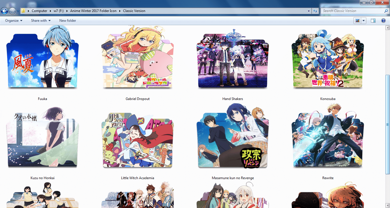 4chan automatic anime folder icon changer 4chan automatic anime folder icon changer