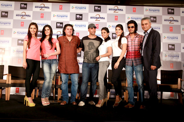 Zarine Khan and Jacqueline Fernandez  - Housefull 2 Game Launch Event Pics