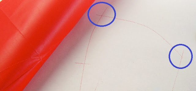 Reglas curvas de patronaje de plástico color naranja Set de 3 unidades