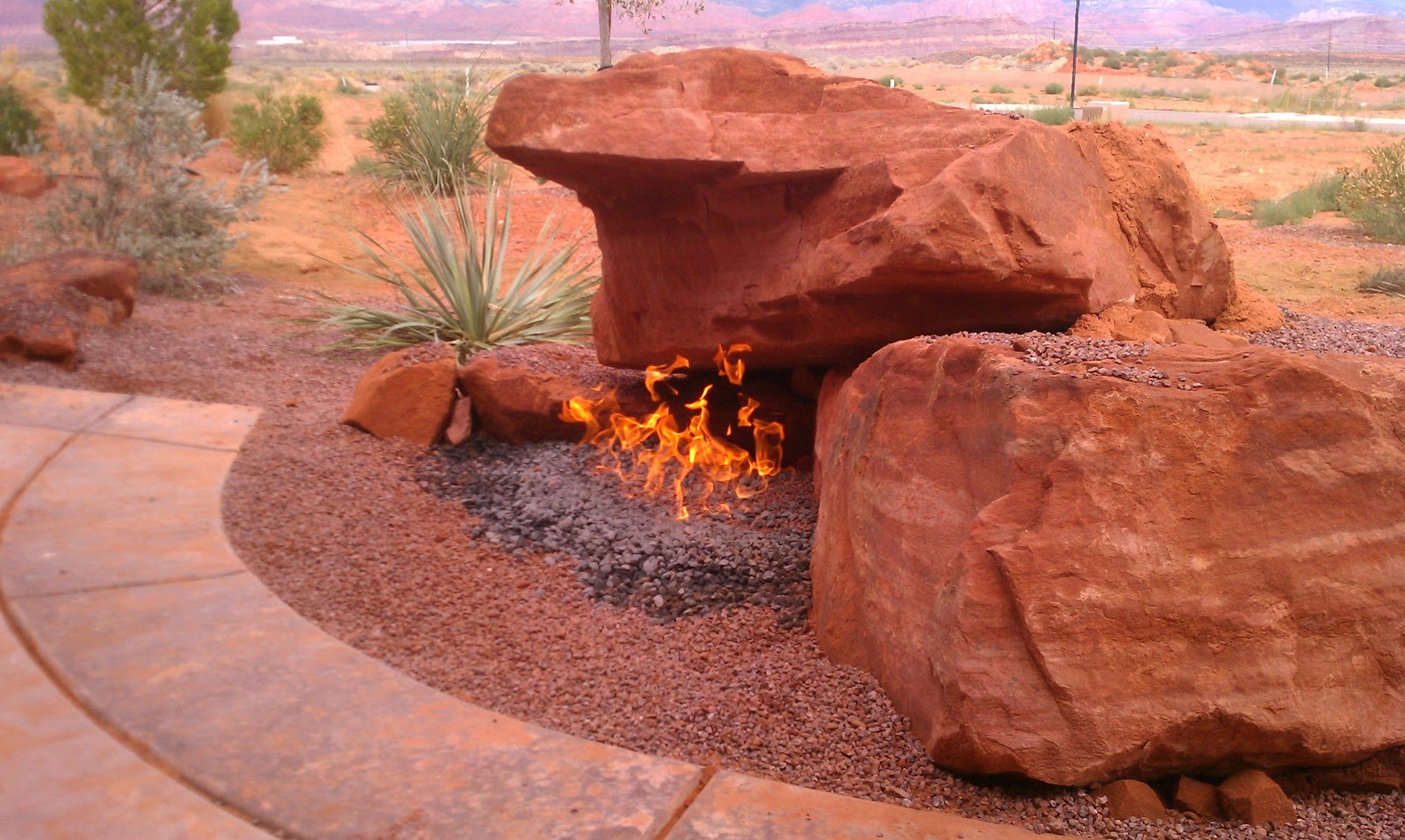 Gas Piping, Gas Tiki Torches. Salt Lake, Provo, Utah, Fire