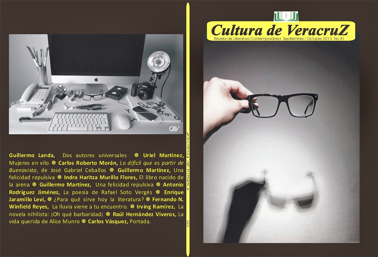  REVISTA Cultura de VeracruZ 81, Da click en la portada para descargar