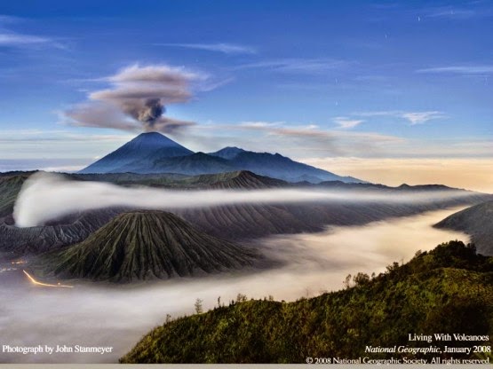 Illustrate Science Pemandangan Nusantara Indonesia Gambar