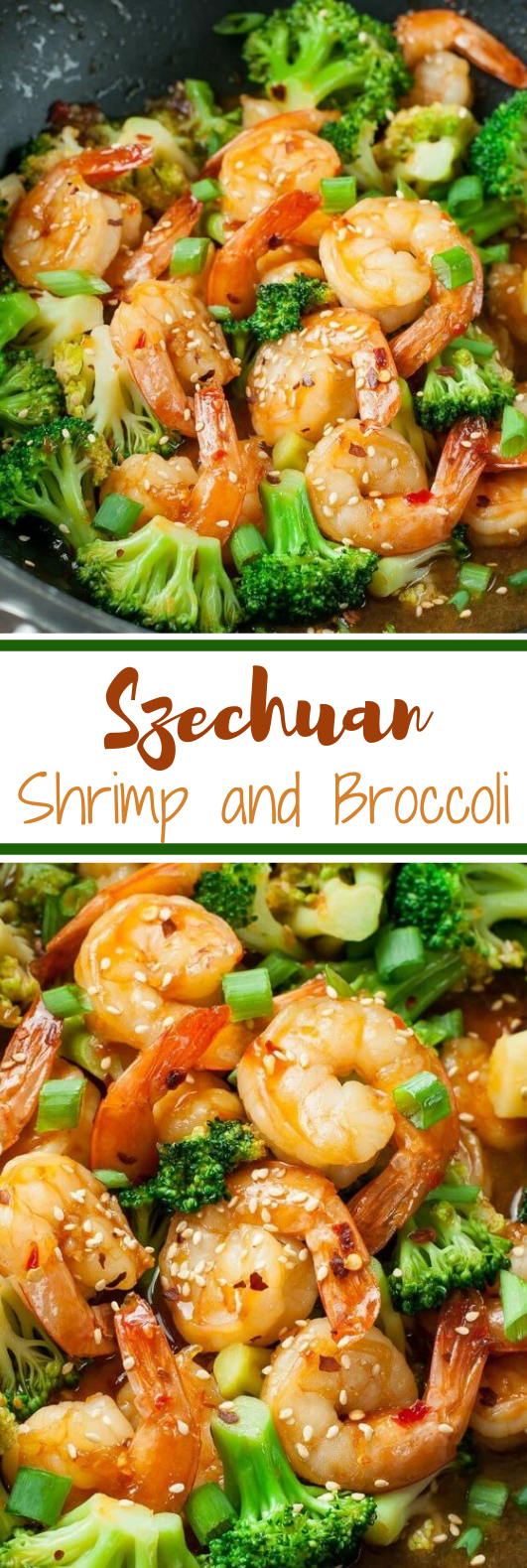 Szechuan Shrimp and Broccoli #quick #chinesefood