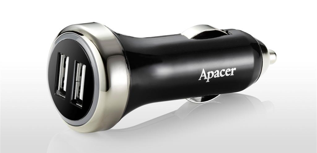 Apacer Dual USB Vehicle Charger C320