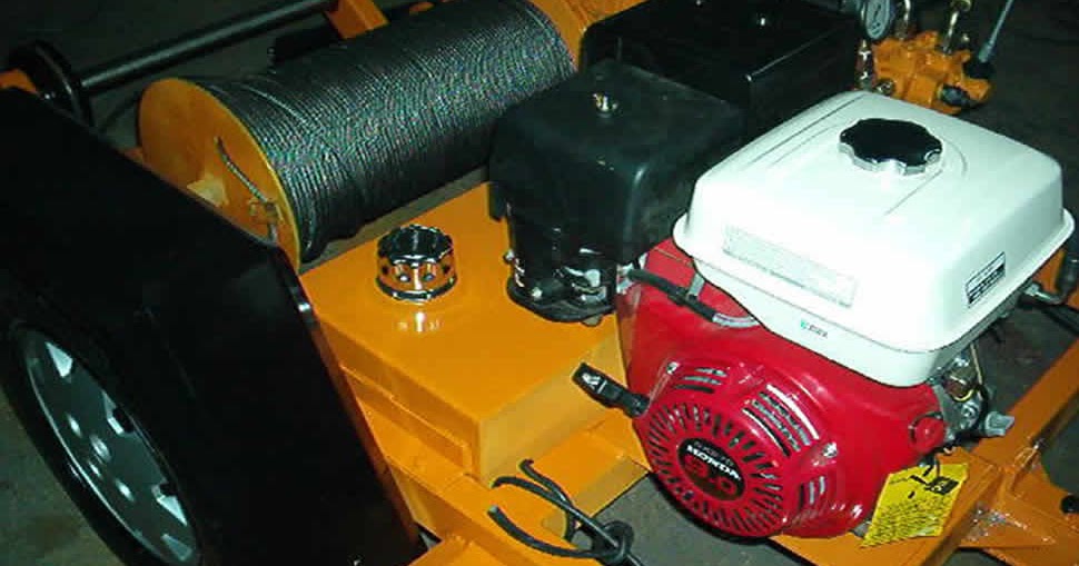 Cable Pulling Winches HYDRAULIC CABLE PULLING WINCHES 2TON