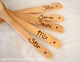 Wood Burned Wooden Spoons & Wood Burning Tips - Adventures of a