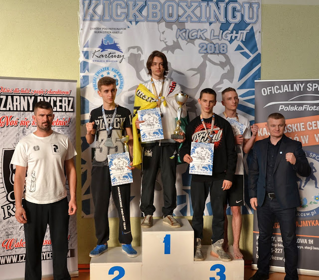 Mistrzostwa,2018,kick light,Kartuzy,Połoński,Kalisz,Kacieja,Zimoch,Tyszkiewicz,PZKB
