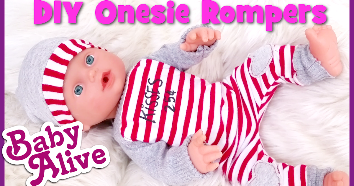 DIY HOW TO MAKE BABY DOLL ONSIE ROMPERS!