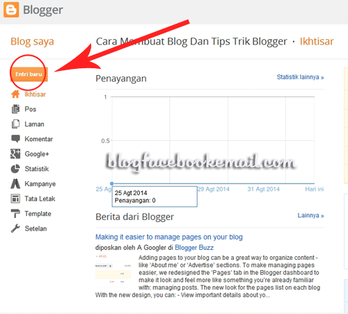 cara membuat blog di blogspot