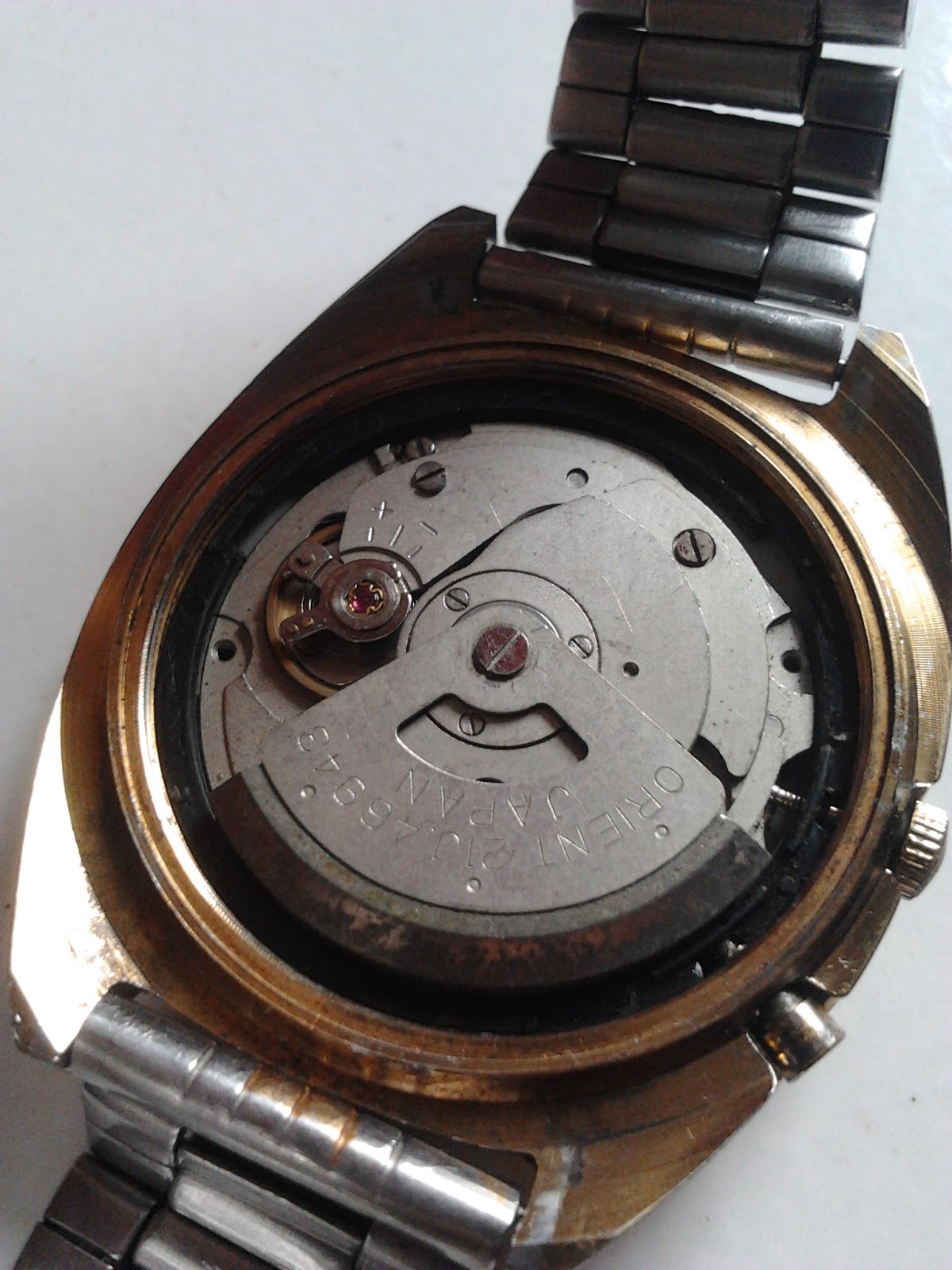 Jam Tangan Jadul/Vintage Orient AAA (Plat Putih) Automatic Jam Jadul