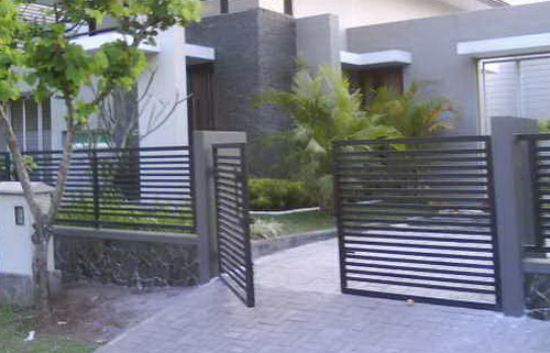 iPagari iRumahi iMinimalisi dan Klasik Gate House Design