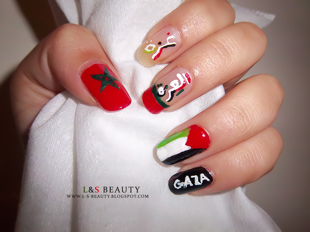 L & S BEAUTY GazaPalestine Nail art