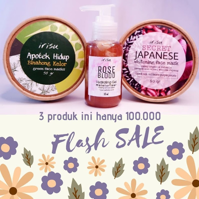 Review Irisu Secret Japanese Whitening Face Mask