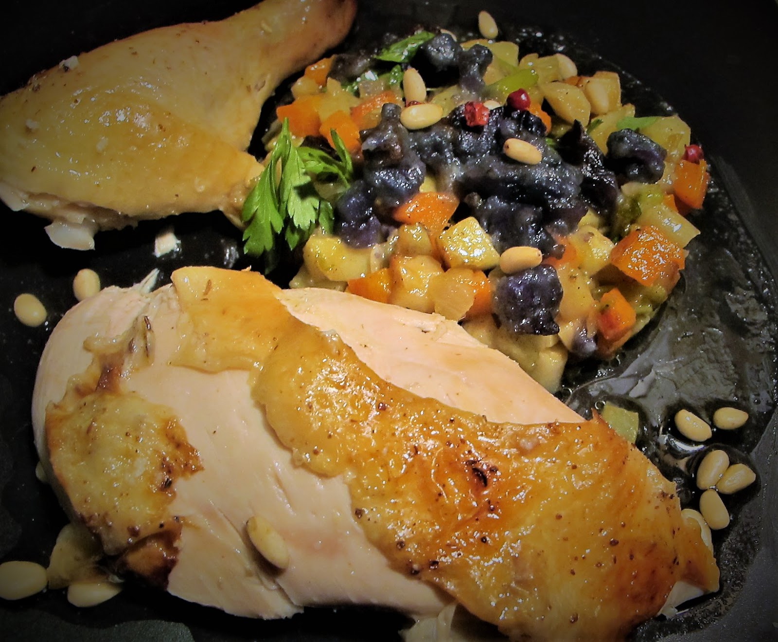 UNUSUAL TECHNIQUES PINE NEEDLE CHICKEN