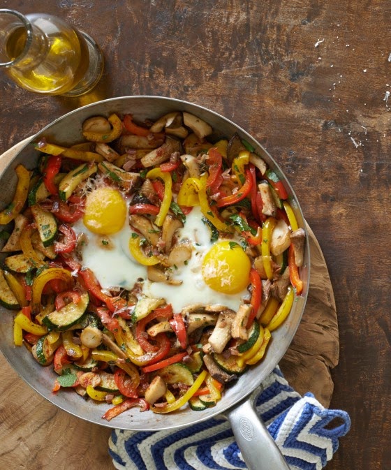 Yamm Panfried vegetables with egg In Aliya Recipes