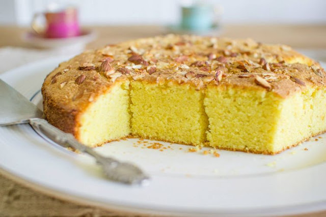 Sfoof - Vegan Lebanese Yellow Tea Cake