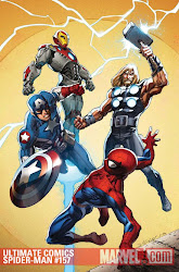 ultimate marvel spider comics bagley comic mark vol death universe avengers spiderman captain america ultimates textless characters batman changes says