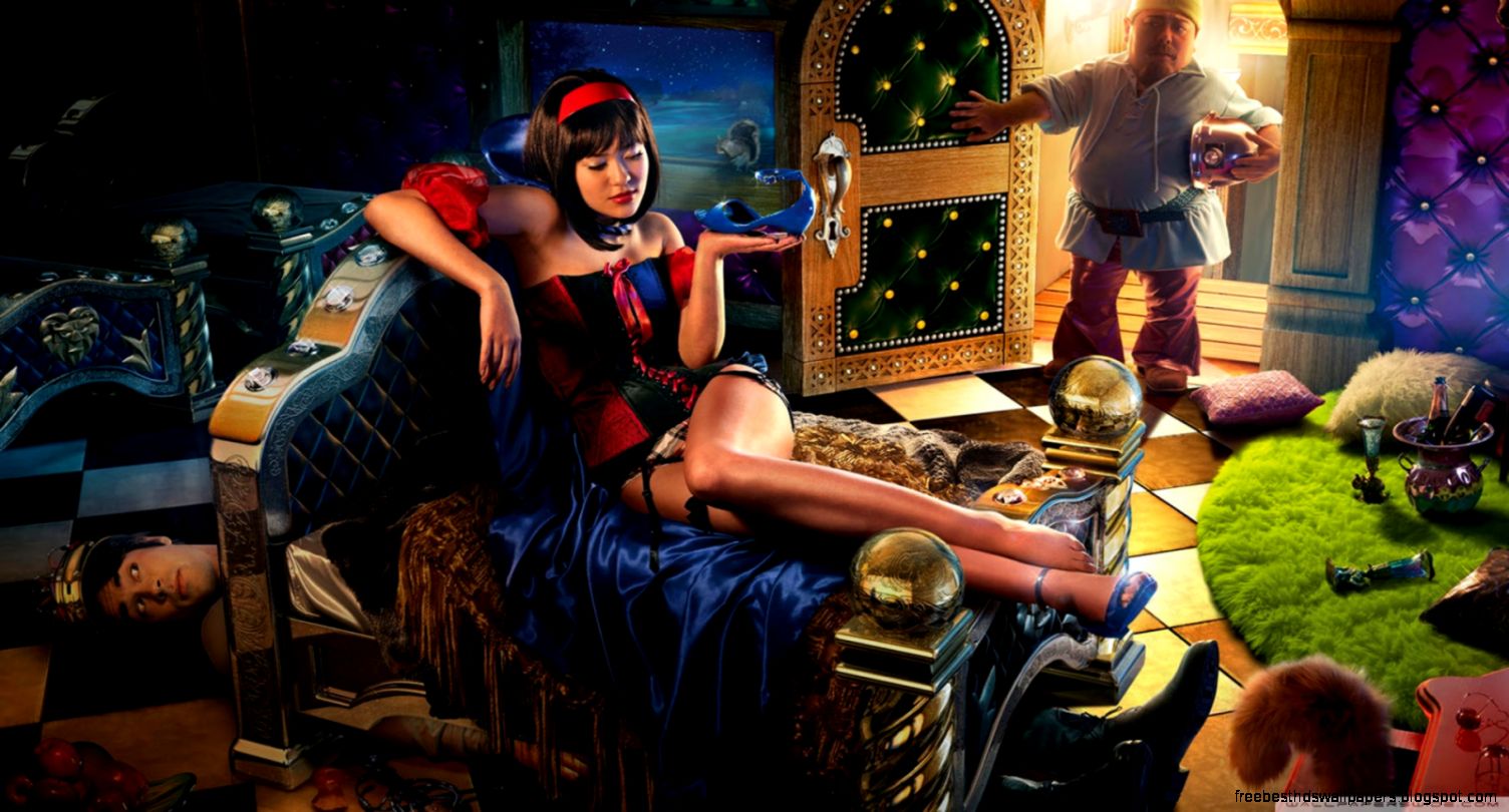 Snow White Funny HD desktop wallpaper  Widescreen  High