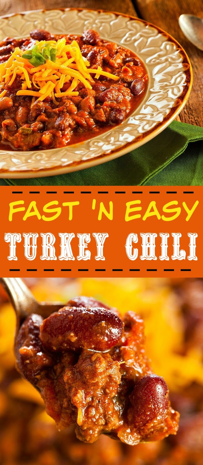 Tiny Little Reveries Fast 'N Easy Turkey Chili Recipe