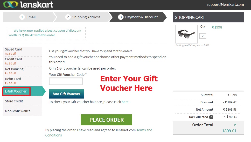 lenskart new user offer