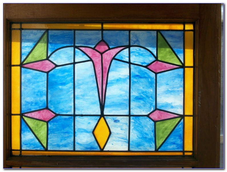 Faux Stained Glass Plastic Panels Glass Designs