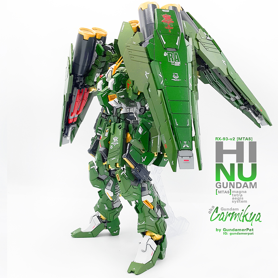 Custom Build: MG 1/100 RX-93-v2 [mtas] - Hi Nu Gundam Magna Tetra Aegis System - Gundam Kits Collection News and Reviews